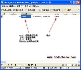 dedechina教程 修改dedecms后台管理员用户名的三种方法